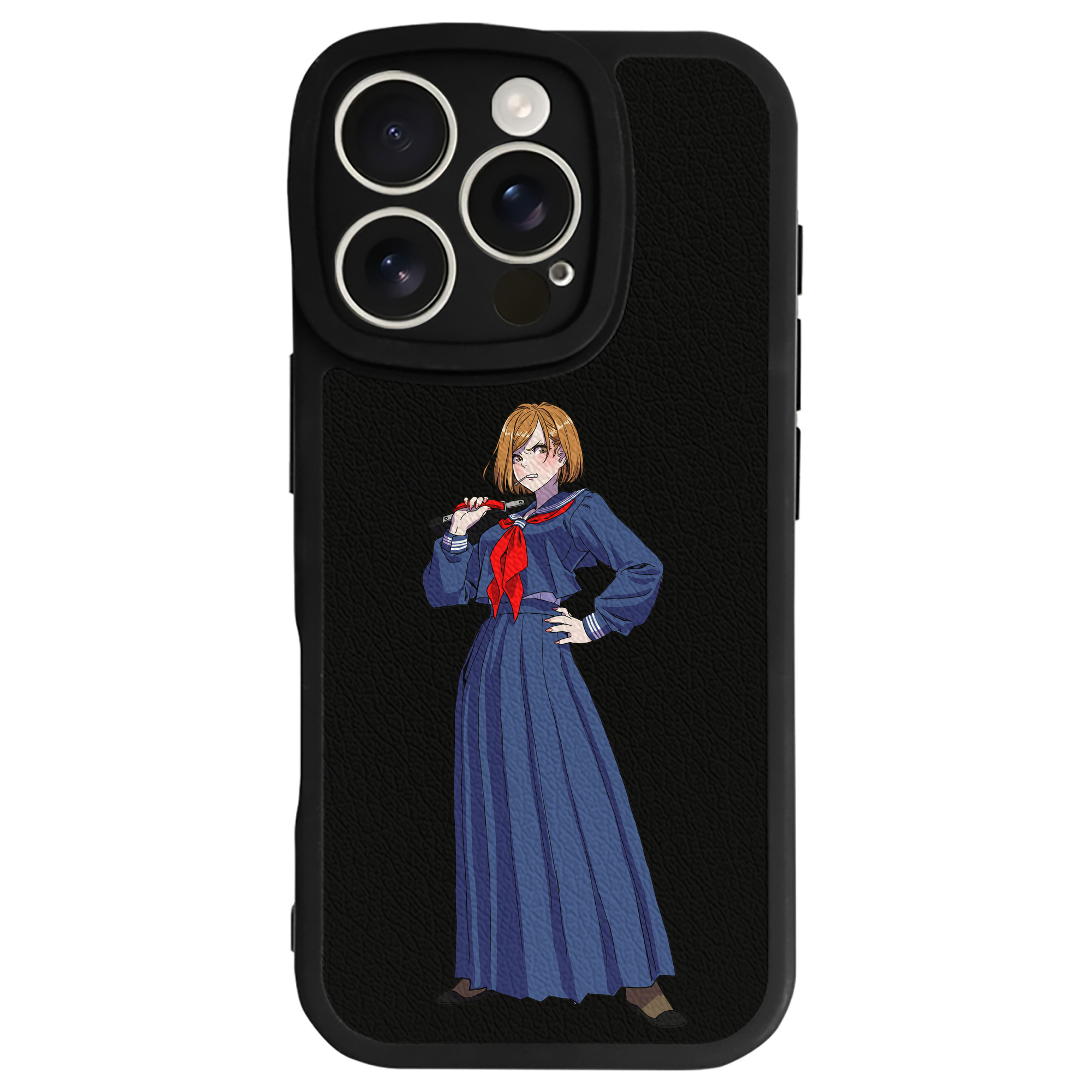 （画像用） 呪術廻戦 Jujutsu Kaisen 【iPhone 16シリーズ対応】シリコンスマホケース（レザー調） 材質：シリコン